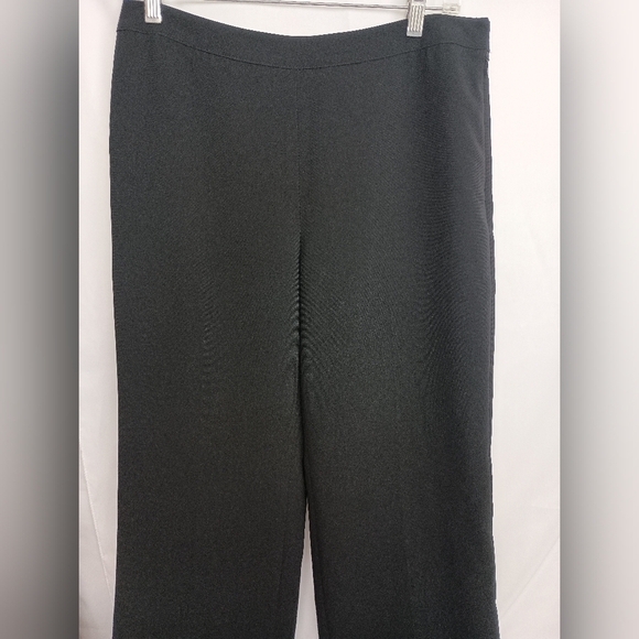 Ann Taylor Petites Black Wide Leg Dressy Pants (#371) - Picture 1 of 7